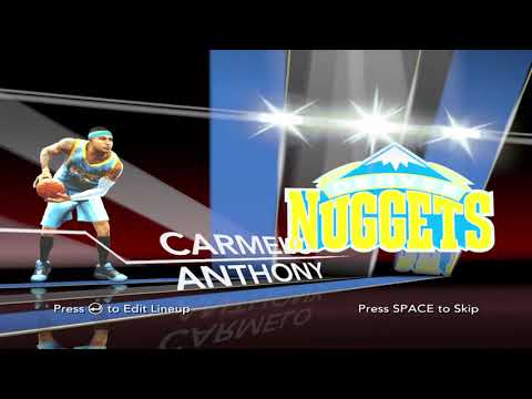 NBA 2K9 game intro Carmelo & Arenas live action