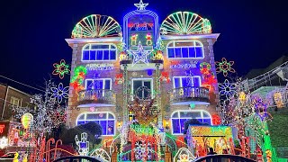 ⁴ᴷ Dyker Heights Christmas Lights 2022 in Brooklyn New York City ✨NYC Christmas ✨