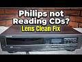 Philips CD162 CD Player Not Reading CDs Lens Cleaning Repair CDM 4 19 Mechanism