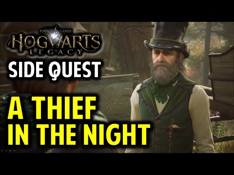A Thief in the Night Walkthrough | Follow the Trail of Coins & Capture the Thief | Hogwarts Legacy