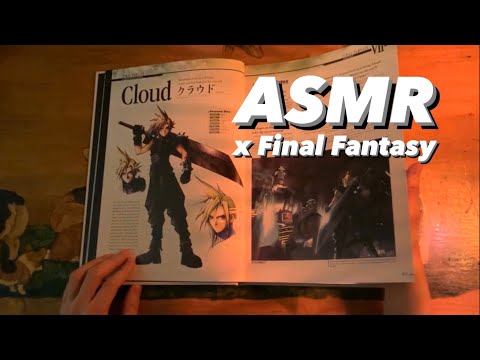 ASMR Final Fantasy Ultimania Art Book - Volume 2 and 3 - Page Turning and Whispered Ramble