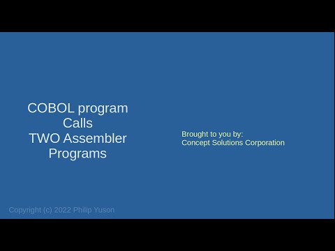MVS Tk4 - COBOL calling 2 assembler programs