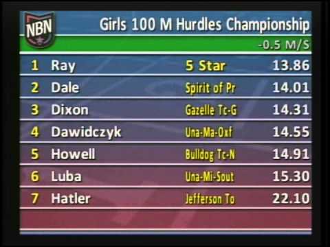 Girls 100m Hurdles Championship Heat 3 - New Balance Nationals Outdoor 2013