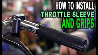 How to Install: Malleus Throttle Sleeve &amp; Clutch Grips on Honda Shadow