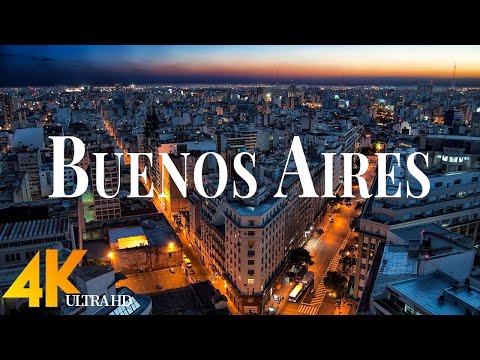 Buenos Aires 4K drone view🇦🇷Amazing Aerial View Of Buenos Aires | Relaxation film with calming music