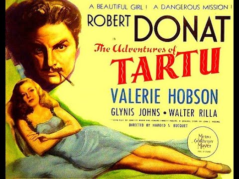 THE ADVENTURES OF TARTU (1943) Theatrical Trailer - Robert Donat, Valerie Hobson, Walter Rilla