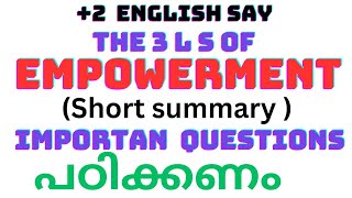 the 3 ls of empowermet|short summary the 3 Ls of Empowermet