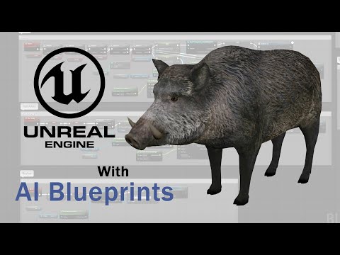 Medhue Boar with AI in Unreal Engine!!!