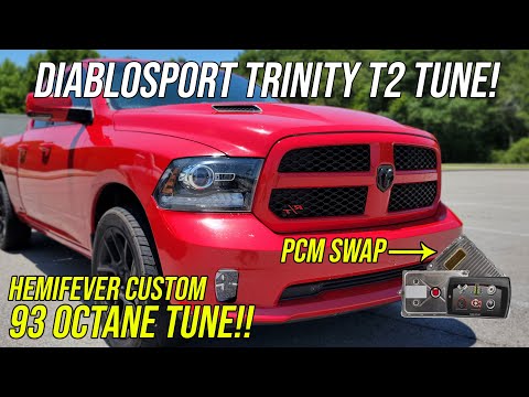 I Installed a Diablosport Trinity T2 Tune on My RAM - 93 Octane Tune & PCM Swap