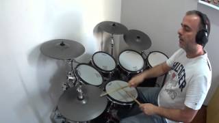 Dr. Sin - Howlin&#39; In The Shadows - Drum cover by Marcos Fernandes (Roland TD30-KV)