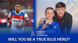 James Tavernier encourages Rangers fans to to take on a challenge and become True Blue Heroes!