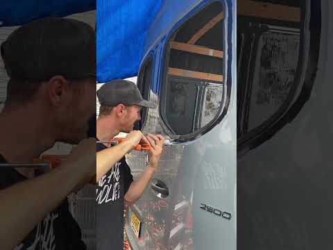 VAN BUILD UPDATE: Window Install