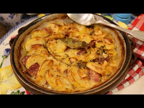 Montbéliard Sausage Gratin