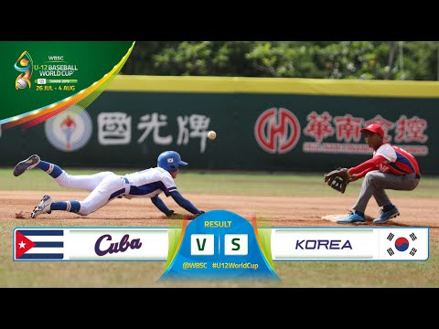 Highlights: CUB v KOR - Super Round - U-12 Baseball World Cup 2019