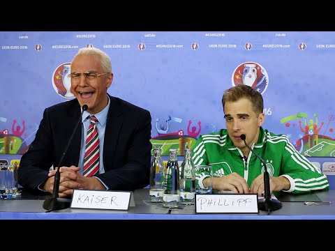Kaiser Beckenbauer vs. Philipp Lahm funny - Euro 2016 (Matze Knop & Oli Pocher) parody