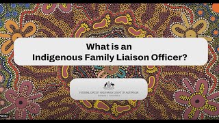 What is an Indigenous Family Liaison Officer? video - video thumbnail