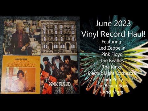 Vinyl Record Haul: Led Zeppelin, Pink Floyd, The Beatles, and More!