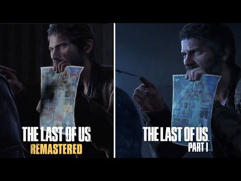 Joel Interrogation Side By Side Graphics Comparison - The Last of Us Part 1 Remake