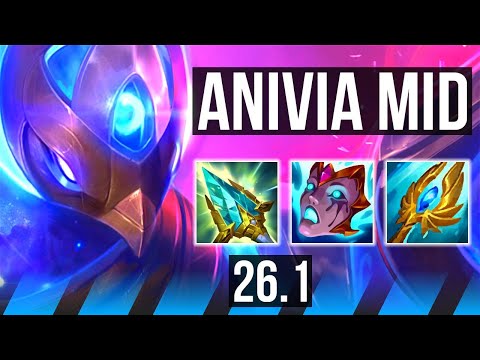 ANIVIA vs SYNDRA (MID) | EUW Diamond | 26.1