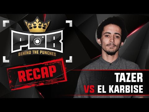 Tazer Recap vs EL Karbise - Behind The Punches POB LIVE 28 Augustus