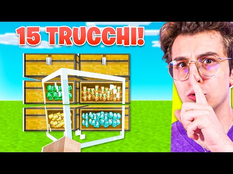 15 TRICKS you ABSOLUTELY MUST KNOW if you play MINECRAFT!