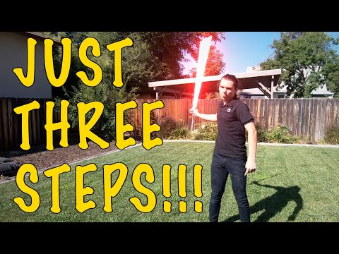 Learn to spin a lightsaber in 3 EASY STEPS!!!