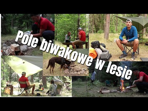 Pole biwakowe Cicho-Sza. Biwak w lesie. Mieliśmy wszystko. #biwak #bushcraft
