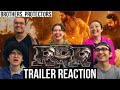 RRR Trailer REACTION! |  NTR, Ram Charan, SS Rajamouli | MaJeliv Reacts | Brothers, Protectors