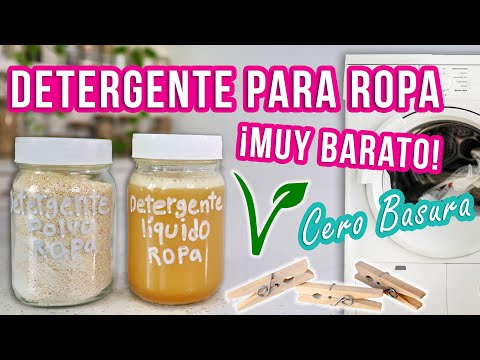 DETERGENTE PARA ROPA CASERO - DIY - MUY BARATO - Mixi