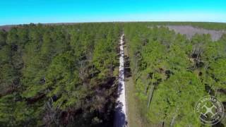 preview picture of video 'DJI Phantom 2 flying high over Cedar Key on the Gulf Coast of Florida'