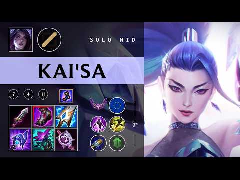 Kai'Sa Mid vs Katarina - EUW Master Patch 26.03