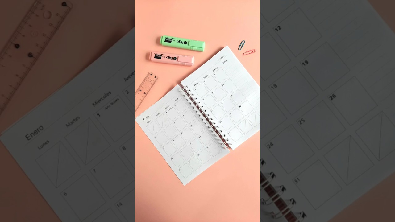 Planner Mensual 2025 - Pdf imprimible 📖