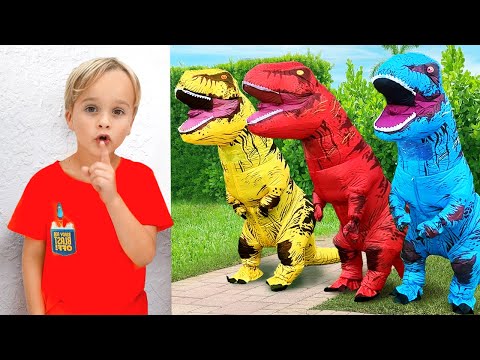 Dinosaur Rescue Adventure and other funny stories for kids