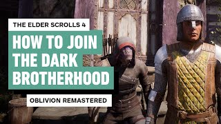 Oblivion Remastered - How to Join the Dark Brotherhood
