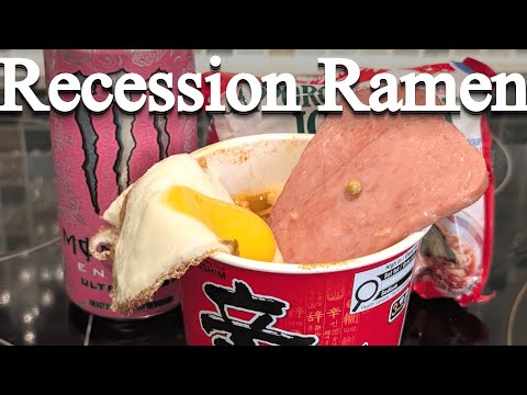 Recession Ramen - Happy Time Struggle Meals