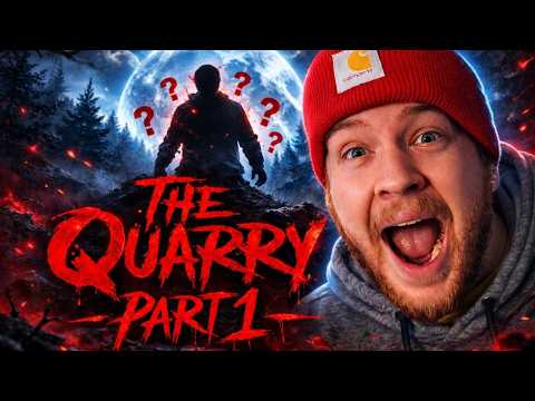 I’M NOT ALONE 😱 | THE QUARRY Gameplay Walkthrough Part 1 | The Nightmare Begins (Full Series)