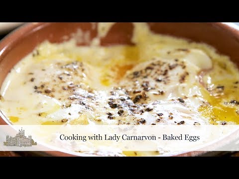 Cooking with Lady Carnarvon - Baked Eggs