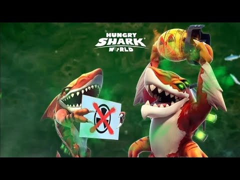 Hungry Shark World | Meltdown Shark New Unlocked Skin Arabian Sea Map