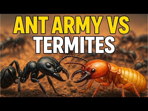 Army Ants vs  Termite Kingdom – The Ultimate Insect War for Survival