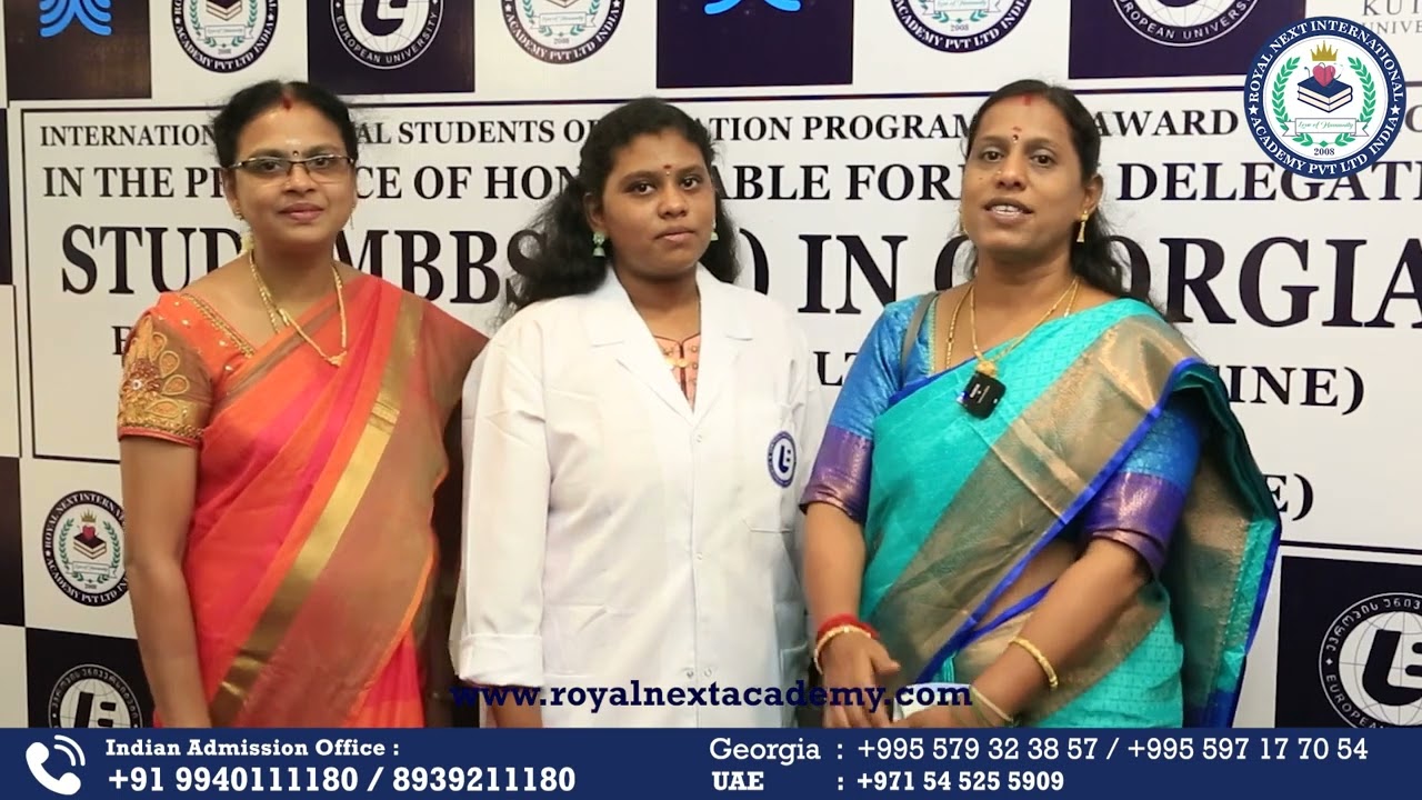 Study Medicine in Georgia Student Dharshini Testimonial Tamil nadu Chennai MBBS Georgia