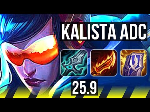 KALISTA & Lulu vs DRAVEN & Sona (ADC) | Legendary, 800+ games | EUW Grandmaster | 25.9