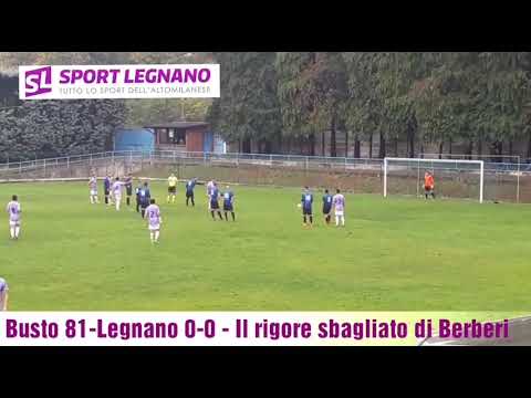 Busto 81-Legnano 0-0 - Il rigore sbagliato di Berberi