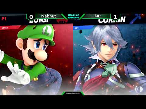 Smash at Sorrento #2 - Winners Semis - Nabnut (Corrin, Little Mac) vs Jarr (Luigi)