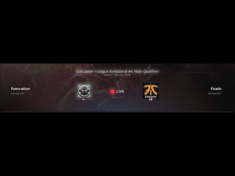 Dota 2 Live🔴[ENG] Execration vs Fnatic ||  Main Qualifiers || StarLadder i-League Invitational #4: