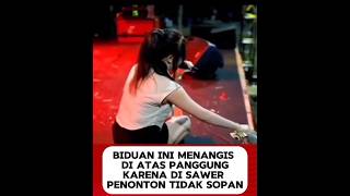 Download lagu KARENA DISAWER TIDAK SOPAN BIDUAN INI MENANGIS DIATAS PANGGUNG!! #viralvideo #shorts #news #fyp mp3