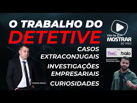 Vim te Mostrar Ao Vivo recebe investigador particular nesta quinta-feira