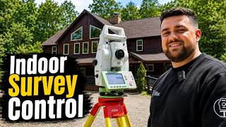 Indoor Survey Control using Total Station resections