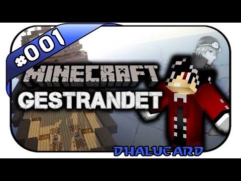 Minecraft Gestrandet #001 - Deutsch German - Das Abenteuer beginnt!