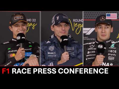 F1 Post Race Press Conference | Las Vegas GP 2025!