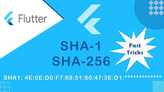 How to Get SHA1 or SHA-256 key in Android Studio for firebase Flutter